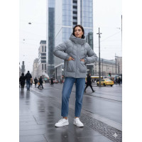 Куртка зимова жіноча Стефанія колір полин розмір 50