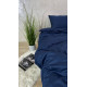 Комплект постільної білизни сатин півтораспальний  синій